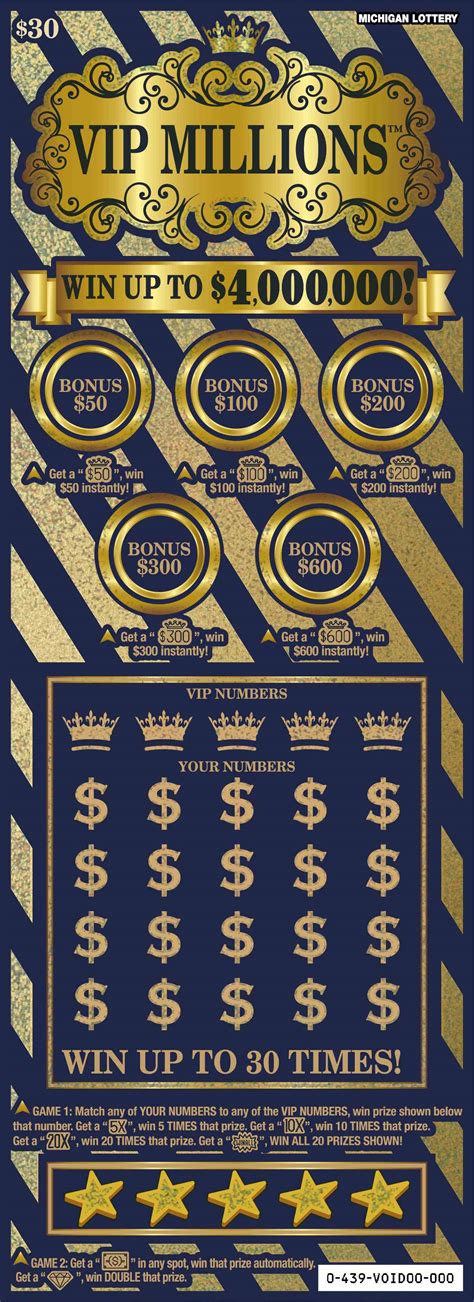 milyon vip|vip millions scratch off.